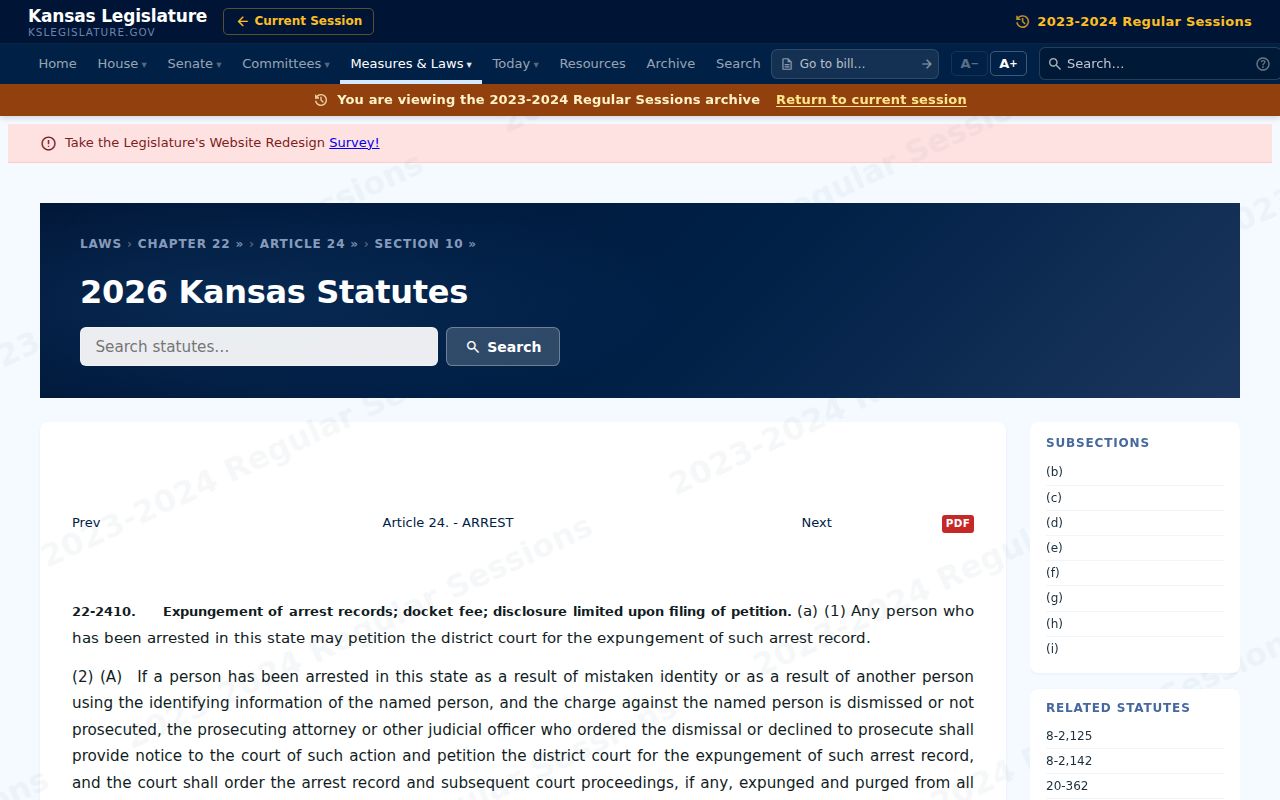 Greenwood County criminal docket expungement law