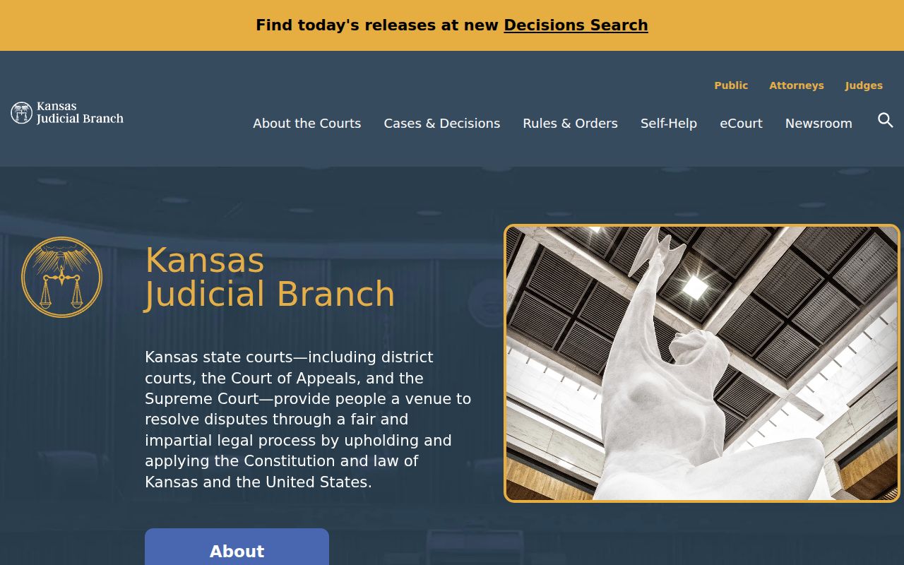 Kansas Judicial Branch source for Greenwood County court docket access